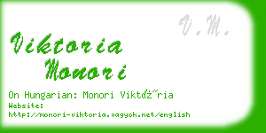 viktoria monori business card
